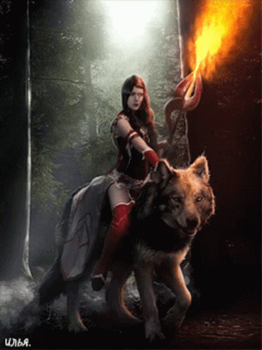 Wolf Warrior GIF - Wolf Warrior Fire GIFs