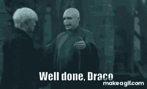Well Done Draco GIF - Well Done Draco GIFs