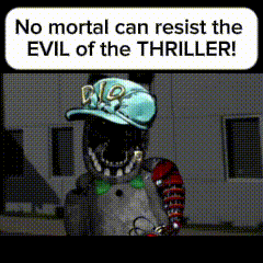 a cartoon character wearing a hat that says dio on it