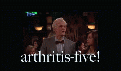 Neil Patrick Harris Arthritis Five GIF - Neil Patrick Harris Arthritis Five Himym GIFs