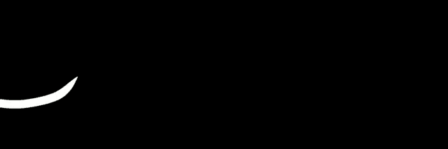 a white e on a black background with a swirl