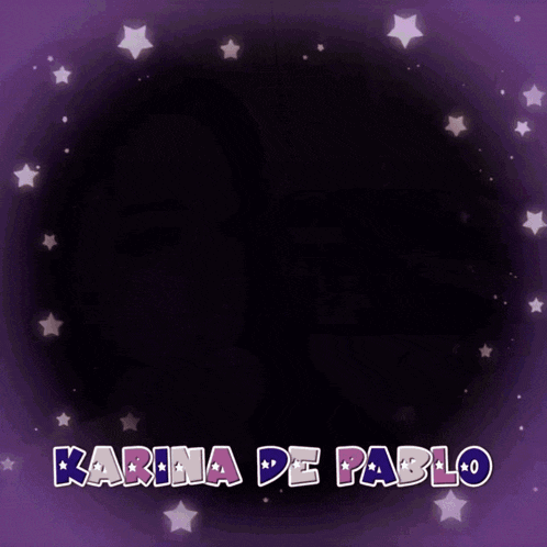a picture of a woman taking a selfie with the name karina de pablo below her