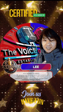 a picture of a man with the name lee on the bottom
