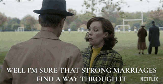 Well Im Sure That Strong Marriages Find A Way Through It Chloe Pirrie GIF - Well Im Sure That Strong Marriages Find A Way Through It Chloe Pirrie Eileen Parker GIFs