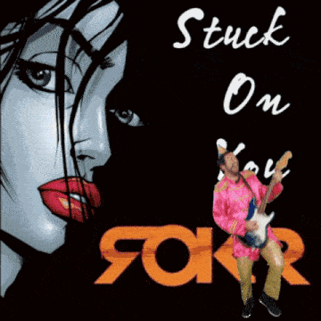 a poster with a woman smoking a cigarette and a man playing a guitar says member only