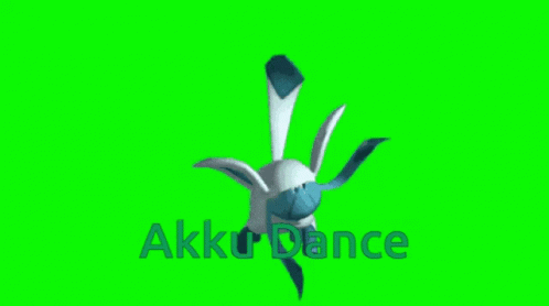 Akku Dance Green Screen GIF - Akku Dance Green Screen Glaceon GIFs