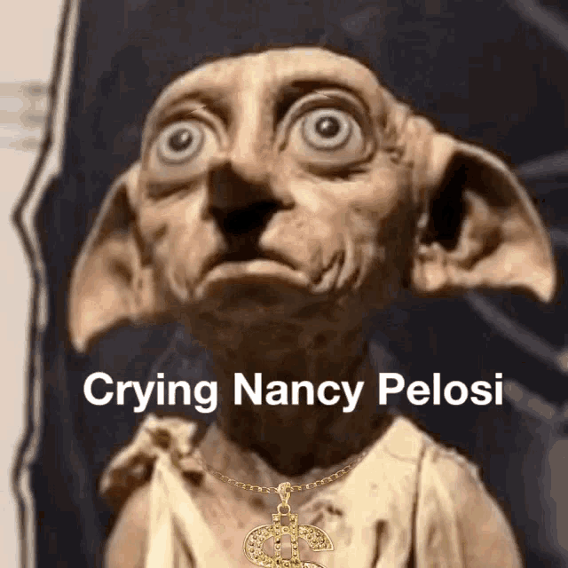 Nancy Pelosi Dobby GIF - Nancy Pelosi Dobby Crying GIFs