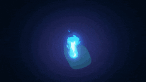 a close up of a person 's eye in a blue background