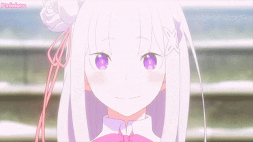 Emilia Anime GIF - Emilia Anime Smile GIFs