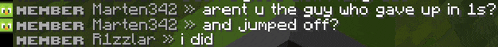 a screenshot of a video game with the words " member marten242 " on it