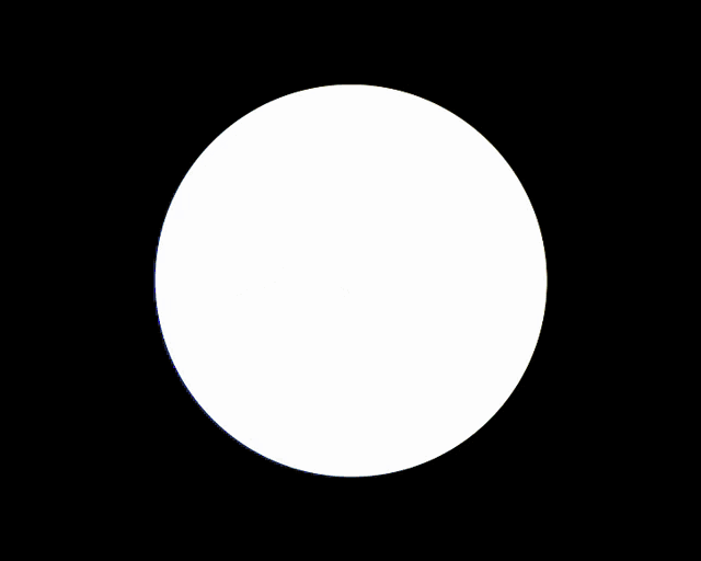 a blurry picture of a cartoon character with a red circle around it