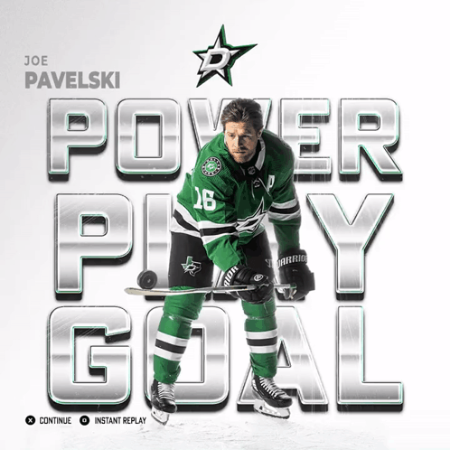 Joe Pavelski Stars Goal GIF - Joe Pavelski Stars Goal Stars Power Play Goal GIFs