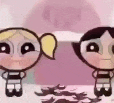 Bubbles And Buttercup Trying Not To Laugh Powerpuff Girls GIF - Bubbles And Buttercup Trying Not To Laugh Powerpuff Girls Laugh GIFs