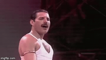 Freddie Freddie Mercury GIF - Freddie Freddie Mercury Queen GIFs