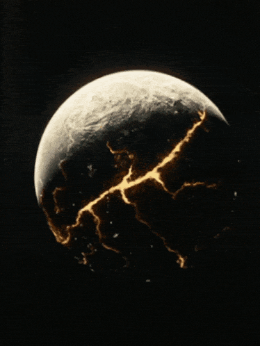 a large explosion in a dark room with a lot of smoke