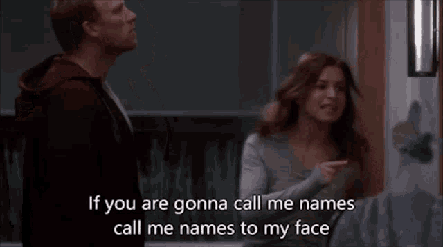 Greys Anatomy Amelia Shepherd GIF - Greys Anatomy Amelia Shepherd If You Are Gonna Call Me Names GIFs