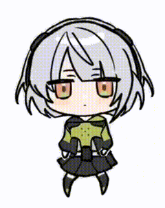 a cartoon drawing of a girl with headphones and a green shirt .