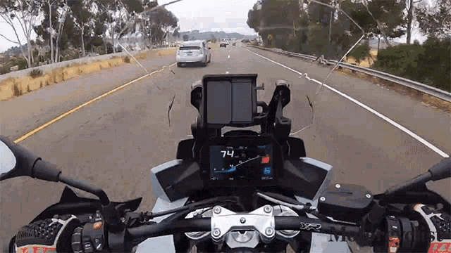 Driving Motorcyclist Magazine GIF - Driving Motorcyclist Magazine Overtake GIFs