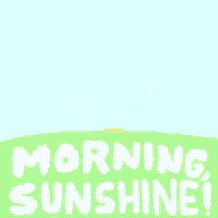 a drawing of a sun with the words morning sunshine written below it