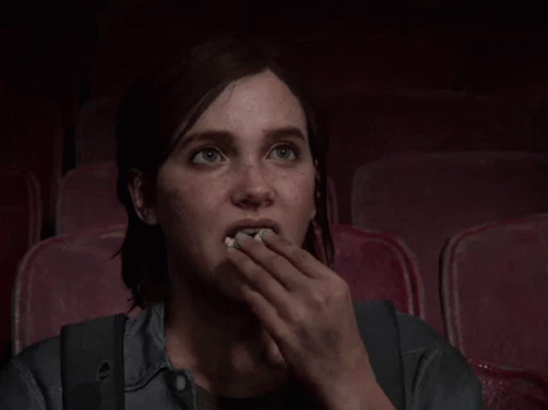 The Last Of Us Ellie GIF - The Last Of Us Ellie Eating Popcorn GIFs