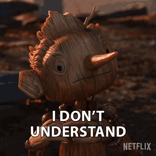 I Dont Understand Pinocchio GIF - I Dont Understand Pinocchio Guillermo Del Toros Pinocchio GIFs