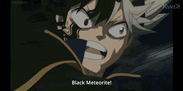 Black Clover Black Meteorite GIF - Black Clover Black Meteorite GIFs