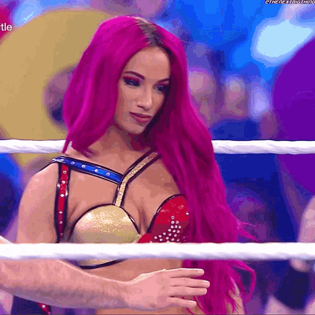 Sasha Banks Entrance GIF