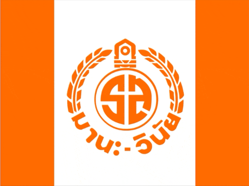 an orange and white logo with the letters sd in the center