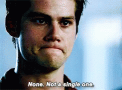 Dylan Obrien None Not A Single One GIF