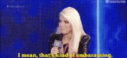 a woman is talking into a microphone on a television screen while talking about how she went through all of these obstacles .