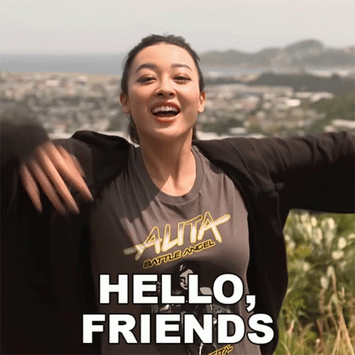 Hello Friends Emily Ghoul GIF - Hello Friends Emily Ghoul Emily Mei GIFs