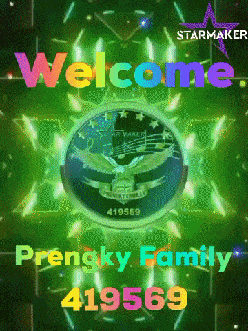 a green background with the words welcome presky family 419569