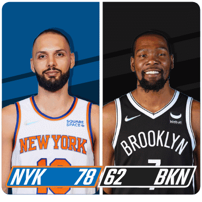 New York Knicks (78) Vs. Brooklyn Nets (62) Post Game GIF - Nba Basketball Nba 2021 GIFs