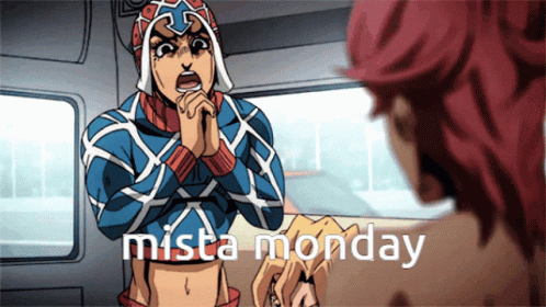 Mista Mista Monday GIF - Mista Mista Monday Mista Jjba GIFs