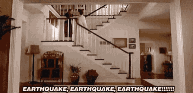 Earthquake Running Away GIF - Earthquake Running Away Freaky Friday GIFs