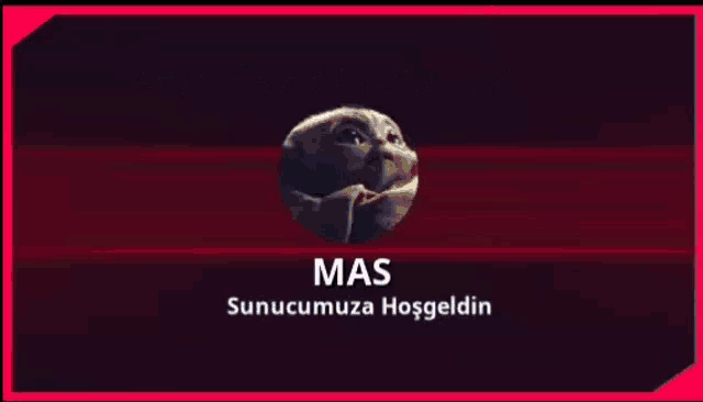 a poster with a picture of a baby and the words mas