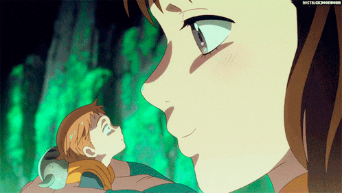 a close up of a person 's face with the words " nostalgia does n't mean " on the bottom right