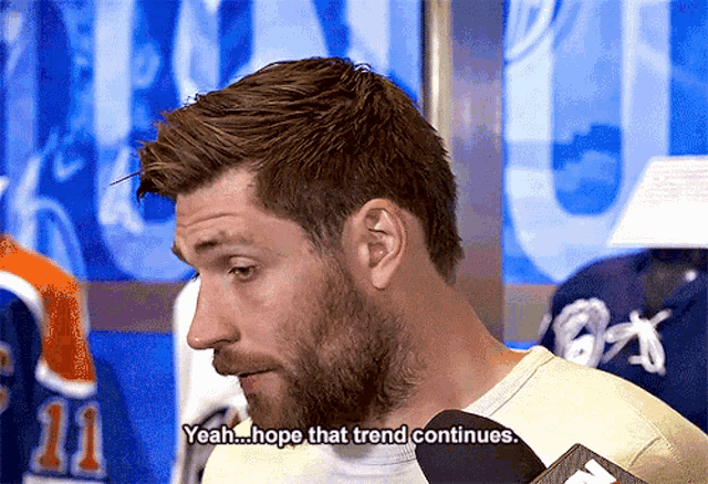 Leon Draisaitl Yeah Hope That Trend Continues GIF - Leon Draisaitl Yeah Hope That Trend Continues Trend GIFs