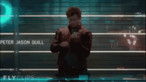 Peter Quill GIF - Taunt Provoke Middle Finger GIFs