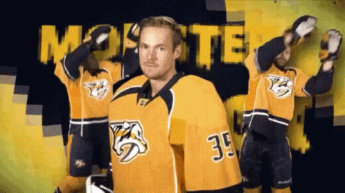 Pekka Rinne Cheer GIF - Pekka Rinne Cheer Nashville Predators GIFs