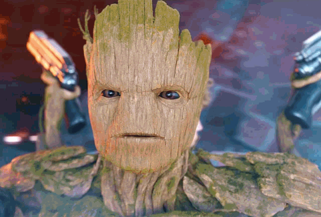 Groot Scream Guardians Of The Galaxy Val3 GIF