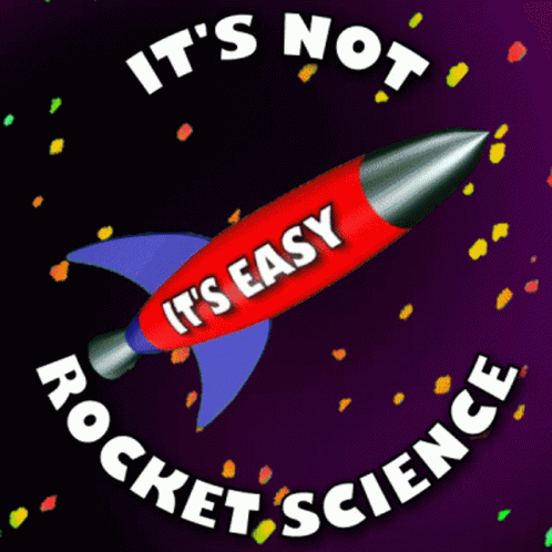 Its Not Rocket Science Easy GIF - Its Not Rocket Science Easy Rocket GIFs