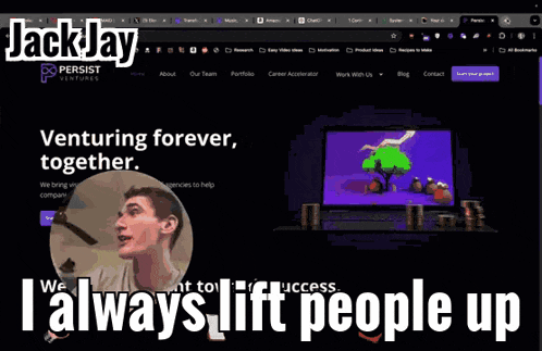 a screen shot of a website called jack jay