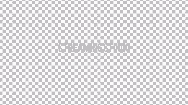 a black and white triangle on a checkered background with the words stream studio