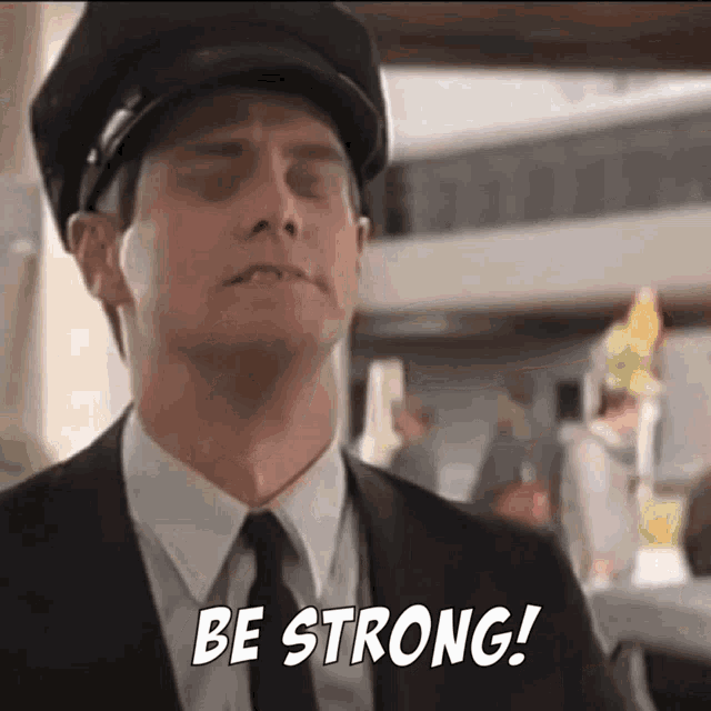 Be Strong Jim Carry GIF