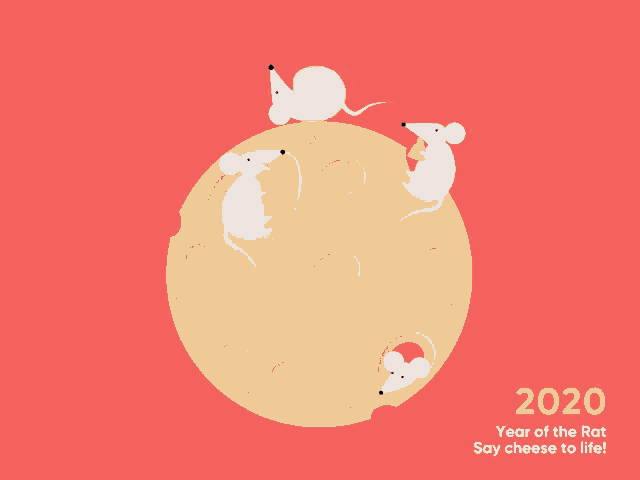 Happy Lunar New Year Year Of The Rat GIF - Happy Lunar New Year Year Of The Rat Chinese GIFs