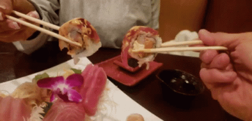 Sushi Cheers GIF