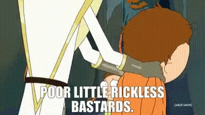 Rick And Morty Poor Little Rickless Bastards GIF - Rick And Morty Poor Little Rickless Bastards GIFs