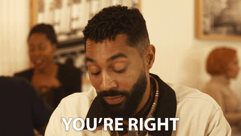 You'Re Right Khalil GIF - You'Re Right Khalil Tone Bell GIFs