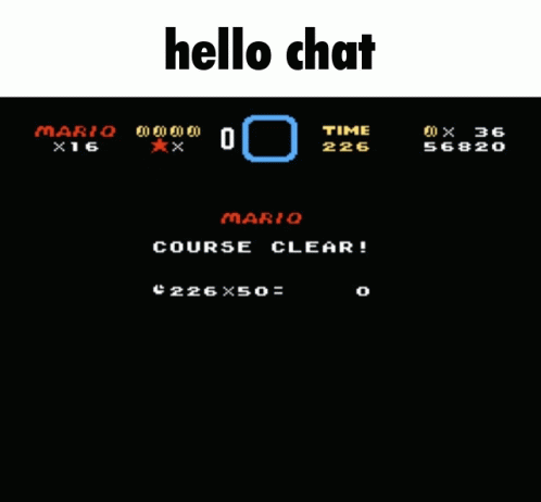 Hello Chat Super Mario GIF - Hello Chat Super Mario Hello GIFs